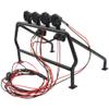 ShareGoo Metal RC Roll Cage Bucket Rolling Cage with LED Light Compatible with Axial SCX10 D90 Tamiya CC01 RC4WD Trail 1/10 RC Rock Crawler view 1