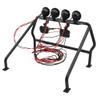 ShareGoo Metal RC Roll Cage Bucket Rolling Cage with LED Light Compatible with Axial SCX10 D90 Tamiya CC01 RC4WD Trail 1/10 RC Rock Crawler view 2