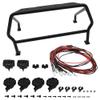 ShareGoo Metal RC Roll Cage Bucket Rolling Cage with LED Light Compatible with Axial SCX10 D90 Tamiya CC01 RC4WD Trail 1/10 RC Rock Crawler view 3