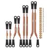 INJORA 23g High Clearance 4 Links Set RC Upgrade Parts for Axial SCX24 Deadbolt 90081 B17 1/24 RC Crawler Car Accessories, 8PCS(Bronze) view 2
