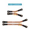 INJORA 23g High Clearance 4 Links Set RC Upgrade Parts for Axial SCX24 Deadbolt 90081 B17 1/24 RC Crawler Car Accessories, 8PCS(Bronze) view 4