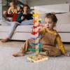 Vomocent Wooden Music Tree Toy for Kids, Marble Ball Run Track Game for Toddlers, Marble Tree Educational Montessori Toy Boy Girl Gifts view 3