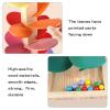 Vomocent Wooden Music Tree Toy for Kids, Marble Ball Run Track Game for Toddlers, Marble Tree Educational Montessori Toy Boy Girl Gifts view 4