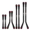 INJORA High Clearance 4 Links Set Stainless Steel Linkage kit for Axial SCX24 Gladiator Dodge Power Wagon 1/24 RC Crawler Upgrade PartsBlack view 1