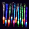BouQuw 25 Pcs Glow Fiber Wand Sticks, Glow Sticks,Glow in the Dark Party Supplies,3 Models Flashing Sticks, Fiber Optic Wands Fit Christmas New Years Eve Wedding Birthday Easter valentine's day view 1