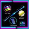 BouQuw 25 Pcs Glow Fiber Wand Sticks, Glow Sticks,Glow in the Dark Party Supplies,3 Models Flashing Sticks, Fiber Optic Wands Fit Christmas New Years Eve Wedding Birthday Easter valentine's day view 2