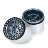 RC-Hub 2.2" Beadlock Wheel Rims 45mm Width for 1/10 Axial Wraith RBX10 AXI03005 RC Rock Crawler Car (Titanium) view 3