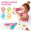 D-FantiX Classic Tin Kaleidoscope for Kids, 2 Pack Retro Toys - Educational Toys with Metal Body, Boy Girl Birthday Party Favors Decorations, Christmas Stocking Stuffer Gift view 4