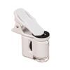 Lab Microscope Slides 1 pcs 60X Clip Pocket Microscope, with Light Microscope Parts (Magnification : 60X) view 1