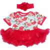 MAIHAO Reborn Baby Doll Clothes for 17-22 Inch Dolls, Outfit Accessories with Red Tutu Skirt view 2