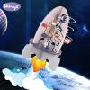 Wdmiya Space Wooden Activity Cube Toys for Baby, Montessoritoys for 1 Year Old Boy & Girl Birthday Gifts, Sensory and Educational 1st Birthday Gifts, Busy Board Toys for Baby Boy 6-18 Months (Rocket) view 4