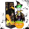 Emoin Halloween Skeleton Dancing Cactus Mimicking Toy, Talking Skull Cactus Toy Repeats What You Say,Singing Glowing Halloween Indoor&Outdoor Decorations view 2