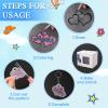 cridoz Shrinky Art Paper Sheets, 36Pcs Shrink Plastic Art Paper Shrink Plastic Film for Keychains and Craft Marking view 4