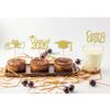 2025 Graduation Cupcake Toppers, Class of 2025 Cupcake Toppers for Decorations, Congrats Grad Graduation Cake Decorations - Set of 24 (Gold) view 3