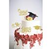 2025 Graduation Cupcake Toppers, Class of 2025 Cupcake Toppers for Decorations, Congrats Grad Graduation Cake Decorations - Set of 24 (Gold) view 4
