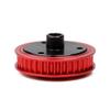 1set Belt Drive Gears System Compatible 1/10 RC Car Crawler Axial SCX10 & SCX10 II 90046 Upgrade DIY Parts,5.0mm Black view 4