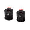 1set Belt Drive Gears System Compatible 1/10 RC Car Crawler Axial SCX10 & SCX10 II 90046 Upgrade DIY Parts,3.2mm Red view 3