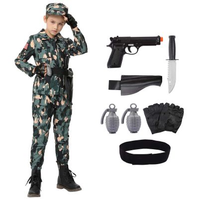 Lumiparty Halloween Soldier Costume For Boys S