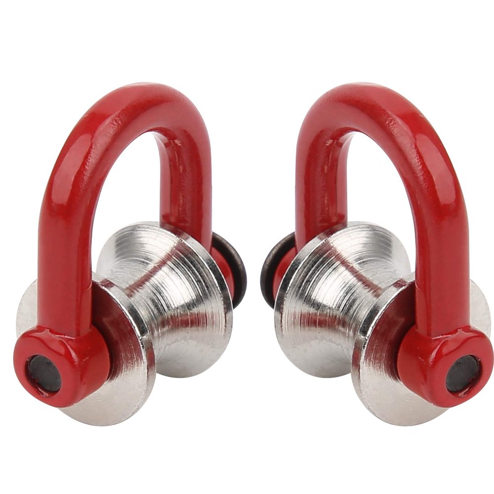 RC Crawler Winch Pulley, 2Pcs Steel Wire Rope Lifting Pulley, Simulated RC Car Pulley, Drive Pulley for HSP REDCAT HPI AXIAL RC Cars