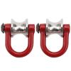 RC Crawler Winch Pulley, 2Pcs Steel Wire Rope Lifting Pulley, Simulated RC Car Pulley, Drive Pulley for HSP REDCAT HPI AXIAL RC Cars view 3
