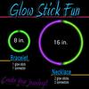 248 PCS Glow Sticks Halloween Party Pack - 100 Pcs 8 Inch Glow sticks, 6 Pcs Glow Sticks Wands  Create Glow In The Dark Necklaces, Bracelets. Neon Light Sticks Decoration For Parties Favors Glow view 3