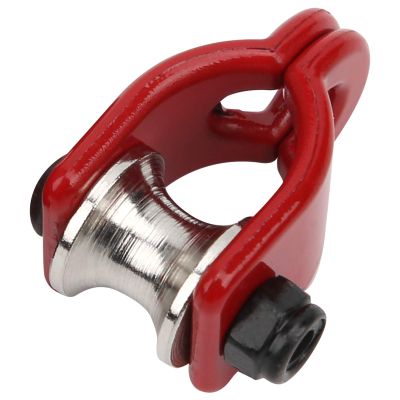 RC Crawler Winch Snatch Block, 2Pcs RC Crawler Model Simulated Lifting Pulley Steel Wire Rope RC Car Lifting Pulley Drive Pulleys for HSP REDCAT HPI AXIAL RC Car(Type A) Rc Winch