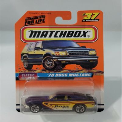 1998 Matchbox Purple '70 BOSS for Mustang 37/75 Classic Decades Series 5 F5