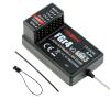 HTLNUZD Flysky FS-FGR4 V2 Single Antenna Bidirectional Receiver with 2.4Ghz 4CH AFHDS3 PPM/IBUS/S.Bus/PWM Output Compatible Rc Truck Boat Noble FS-NB4 Transmitter view 1
