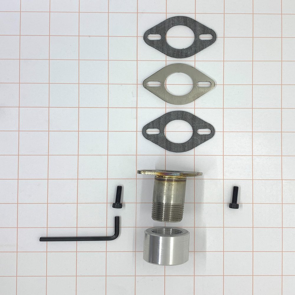 GenExhaust for Champion Generator w/ #90A Exhaust Cover Plate 1-1/2" Hardware only
