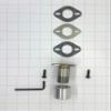 GenExhaust for Champion Generator w/ #90A Exhaust Cover Plate 1-1/2" Hardware only view 1
