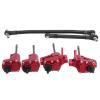 RC Portal Axle Kit, Fit RC Rear Part Portal Axle W/Steering Link Shaft Axles for Axial SCX10 II 90046 90047 Car Po(Red) Ar60 Rc view 3