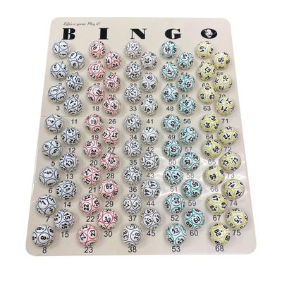 MR CHIPS Professional Numbered Bingo Balls Replacement 1.5 Inch with Master Board