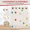 MR CHIPS Professional Numbered Bingo Balls Replacement 1.5 Inch with Master Board view 4