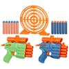 Nerf Elite 2.0 Face Off Target Set, Includes 2 Dart Blasters & Target & 12 Elite Nerf Darts, Toy Foam Blasters for Kids Outdoor Games view 1