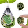AEVBSOY 100 Pcs St. Patrick's Day Coins Shamrock Coins Lucky Saint Patrick's Day CoinsTable Sprinkles Table Scatter Decoration Coins Green Plastic Embossed 4 Leafs Coins Party Favor Supplies view 2