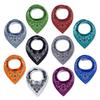 Maiwa 10 Pack Baby Triangle Bandana Bibs for Boys Girls for Drool Teething Eating with Snaps view 1