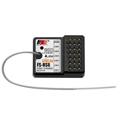 Flysky FS BS6 Receiver Waterproof 2.4G 6CH Receiver for Flysky FS-GT5 FS-IT4S FS-i6 FS-i6X Transmitter RC Car Boat (1 PC)