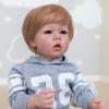 Angelbaby Realistic Big Reborn Toddler Dolls Boy 30inch Lifelike Silicone Baby Doll Soft Weighted Body Babies Mouth Open Look Real 12M Year Old Child Doll view 1