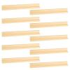 JMIATRY Wooden Scrabble Tile Holder Set of 10 Scrabble Racks 10.5 x 0.83 x 1 Inches Scrabbles Tile Holders for Crafts Replacement Rack Letter Racks Trays for Crafts and Game Stands view 4