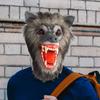 PartyHop Werewolf Mask Scary Latex Full Head Scary Horror Mask Fancy Dress for Halloween Carnival Costume Party view 3