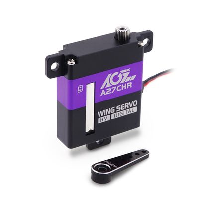 AGFRC A27CHR 10.2KG Coreless Wing Servo and HPS06 25T Micro Metal Servo Horn