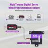 AGFRC A27CHR 10.2KG Coreless Wing Servo and HPS06 25T Micro Metal Servo Horn view 4