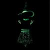 Glow-in-the-Dark Black & Green Midnight Mischief Witch Large Costume (12-14) - 1 Set - Perfect Party Dress Up view 2