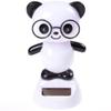 Lipfer Solar Powered Dancing Panda Figurine Toy, Cute Animal Swinging Toys Car Dashboard Decor Car Interior Ornament view 1