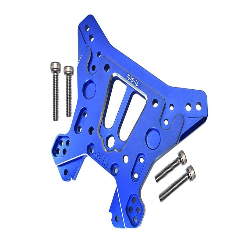 TRAXXAS SLEDGE MONSTER TRUCK Aluminum 7075-T6 Rear Damper Plate - 5pc set - GPM SLE030 [SLE030]