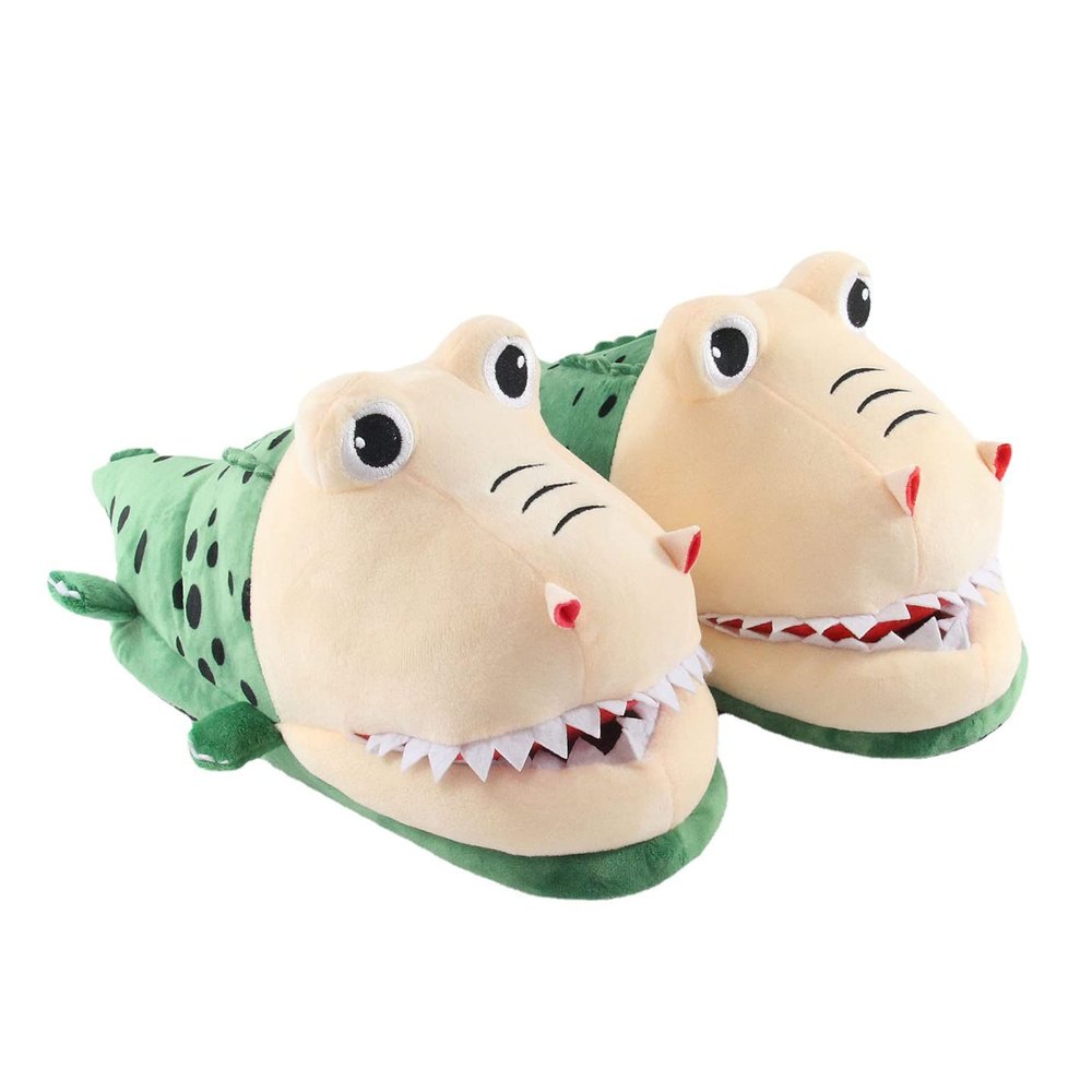 Animal Alligator Style Slipper | Super Comfort Stuffed House Shoes For Woman Man Teens | The Best Winter Gift For Kids