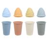 BLUE GINKGO Ice Cream Sand Toys - Silicone Beach Toy Ice Cream Set of 4 | Easy Clean, Travel-Friendly | Sand, Bath, Beach Toys for Toddlers and Children (Bahama Multi Pack) view 2