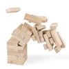 GOTHINK Giant Tumble Tower Game, Large Tumbling Tower Stacking to Over 4 FT 54pcs Wooden Jumbo Blocks for Outside Yard Games with Carry Case Timber Stacking Game Night Toy Gift for Kids Adults Family view 3