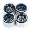 RCLIONS 4PCS Aluminum Metal 2.2" RC Beadlock Wheels Rims 45mm for AXIAL Wraith RR10 1/10th RC Crawler Truck Car view 4