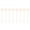 STOBOK DIY Fairy Wand Wooden Star Stick 8 Pieces Unfinished Craft Kit for Kids Hand Painting Creativity Dress-up Accessories 13.38In view 1